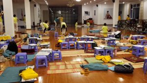 Class room Sivananda Yoga Resort and Training Center, Dalat, Vietnam